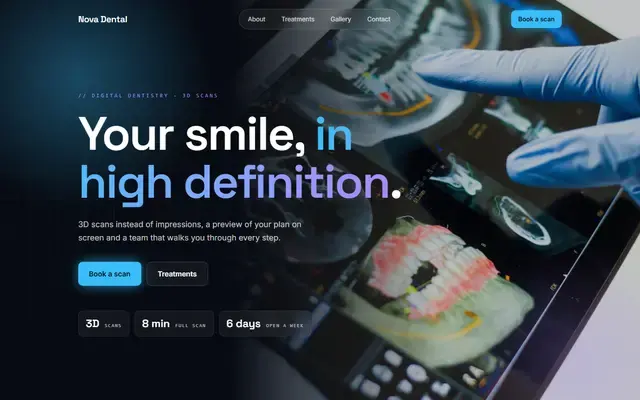Example website for Health & clinics