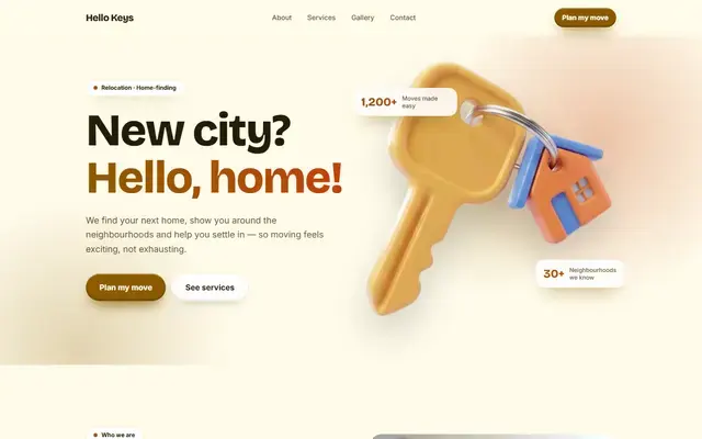 Example website for Real estate